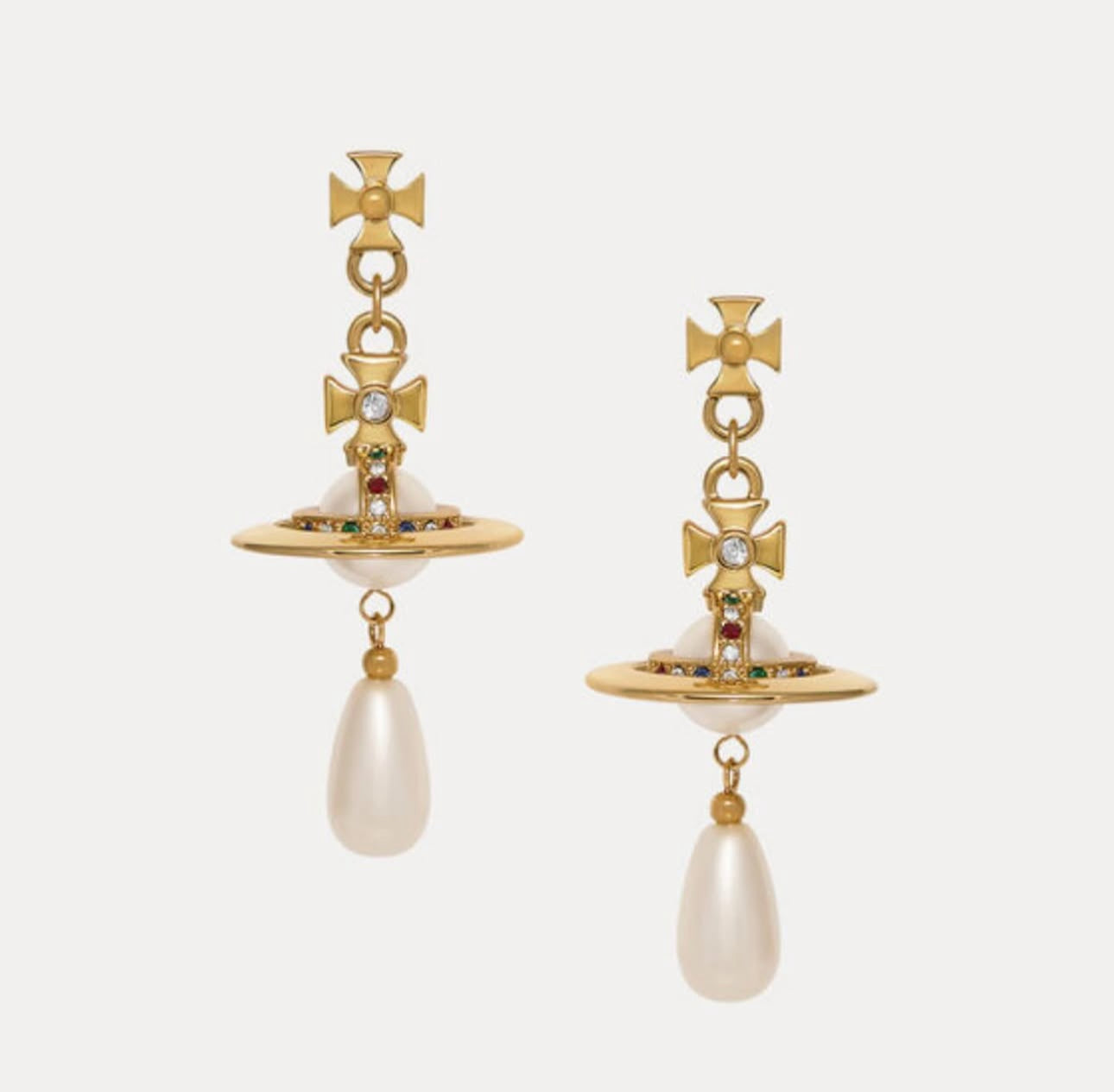 Vivienne Westwood Pearl Drop Earrings