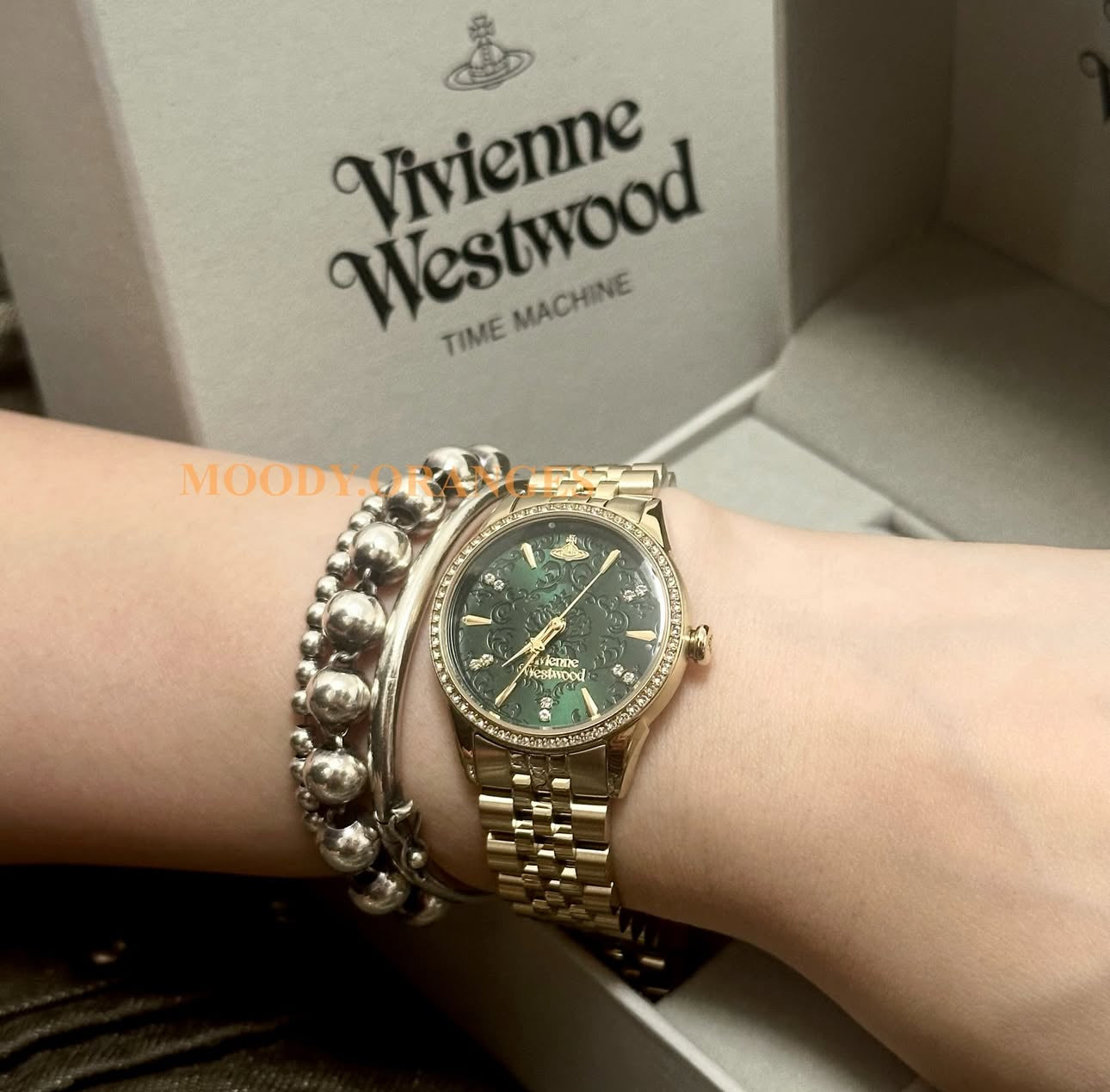 Vivienne Westwood Gold Little Wallace Watch (VV327GRGD)