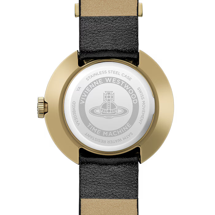 Vivienne Westwood Black/Gold Rebel Ladies Watch (VV303BKGD)