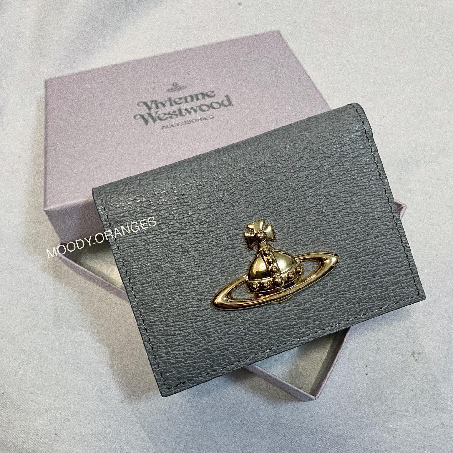 Vivienne Westwood Esclusive Grey Wallet Series - MOODY ORANGES