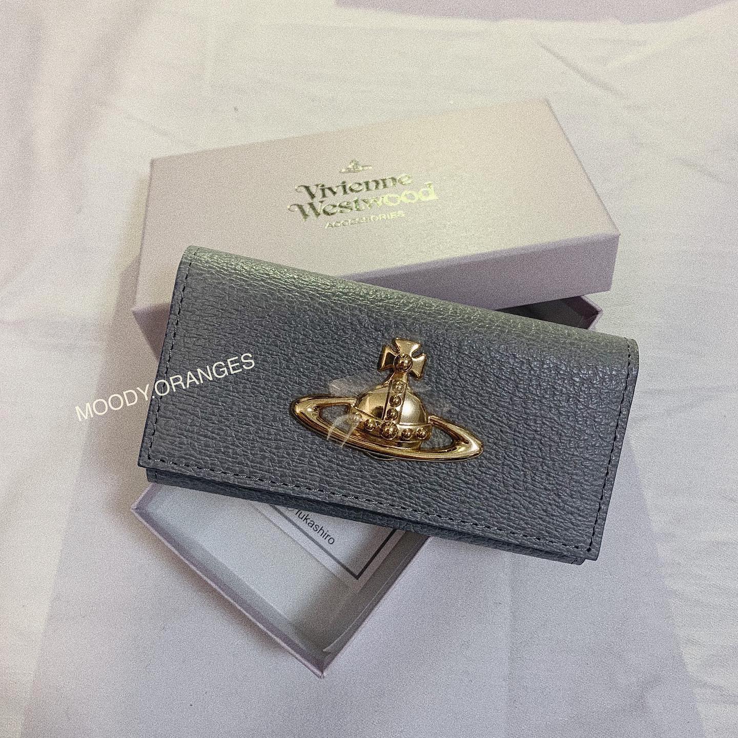 Vivienne Westwood Esclusive Grey Wallet Series - MOODY ORANGES