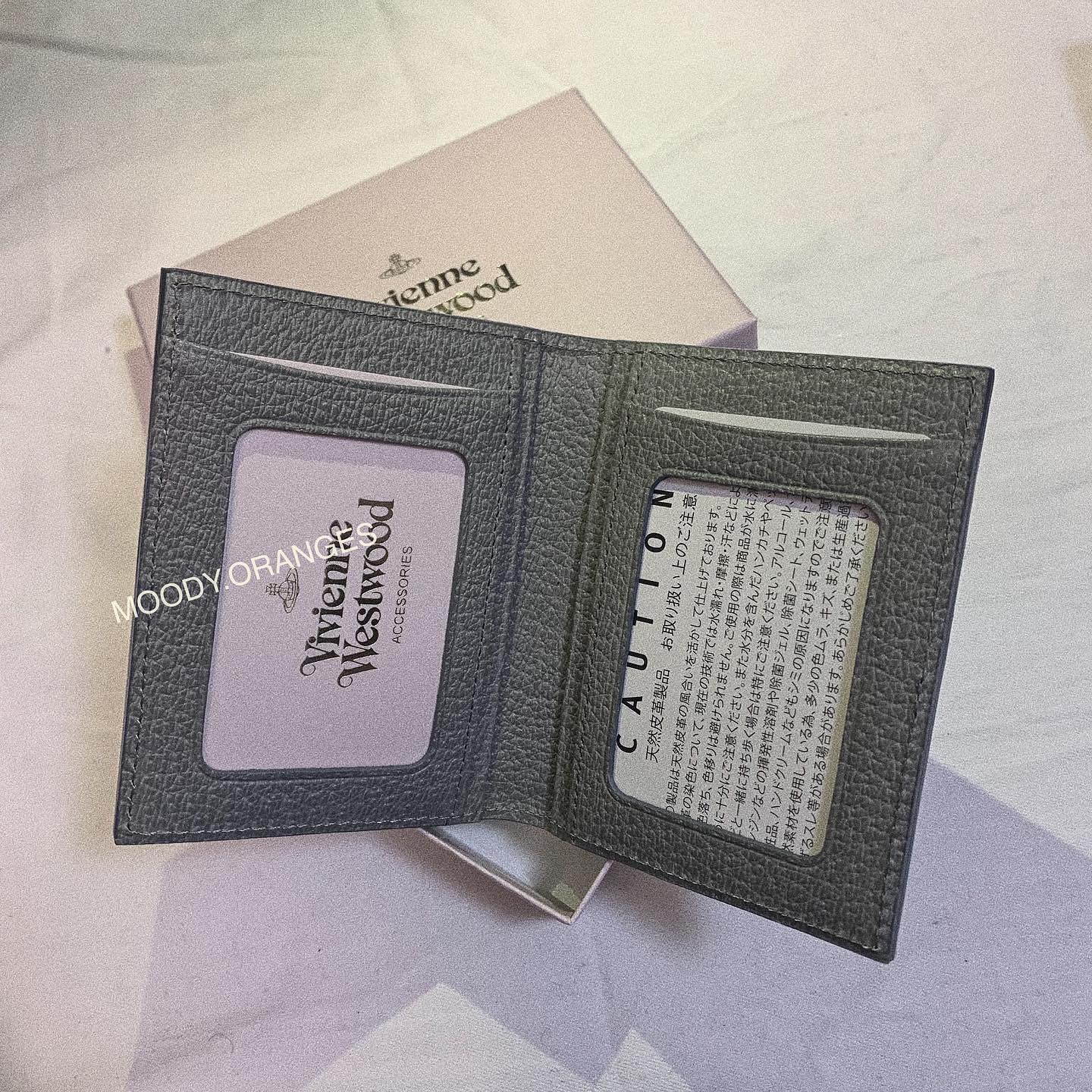 Vivienne Westwood Esclusive Grey Wallet Series - MOODY ORANGES