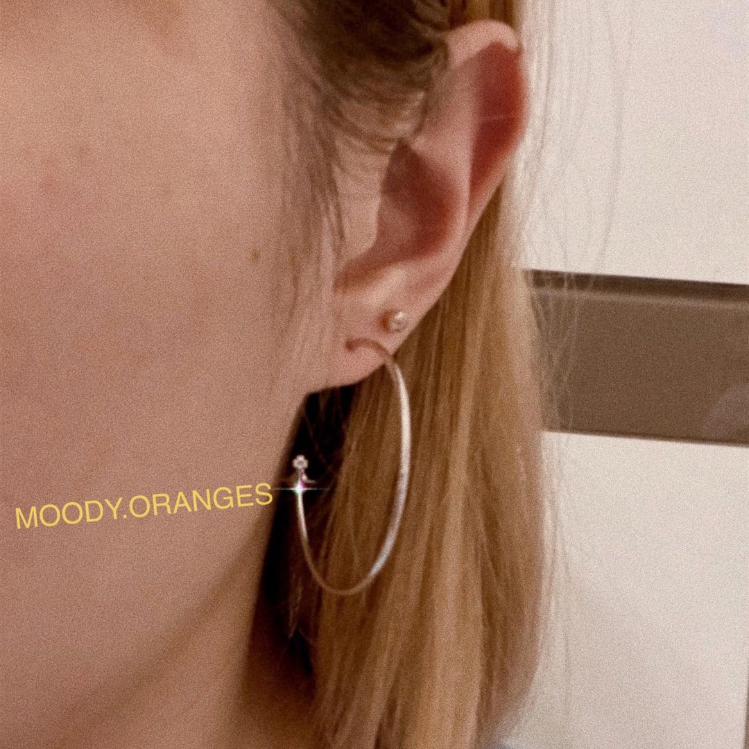 Vivienne Westwood Rosemary Hoop Earrings - MOODY ORANGES