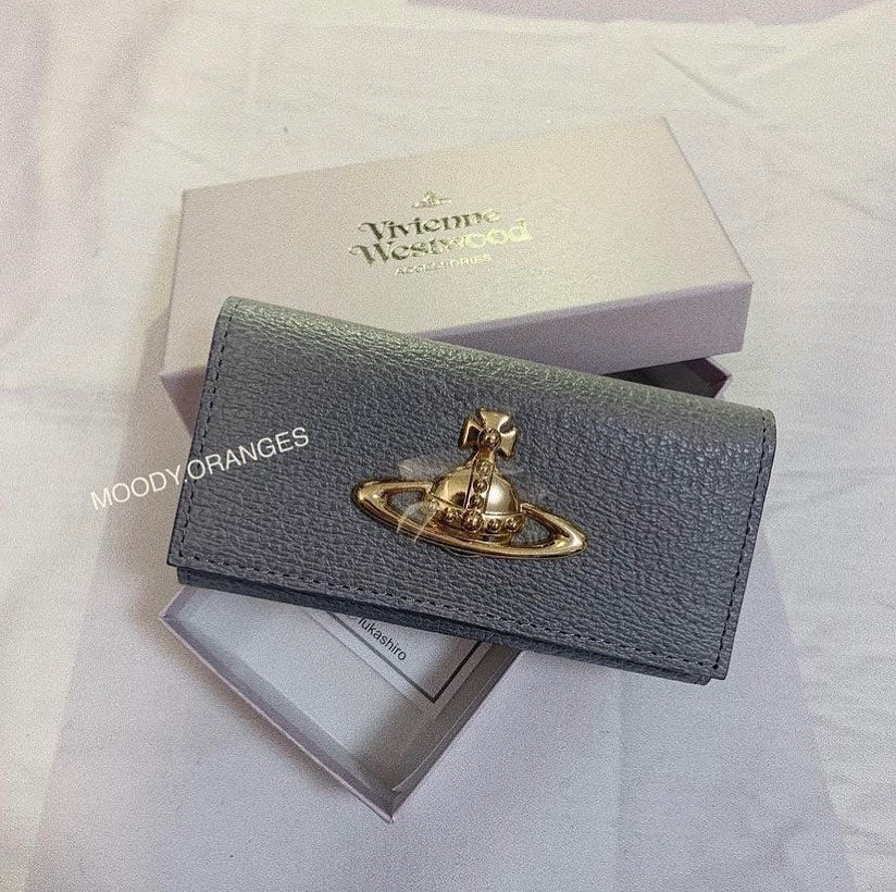 Vivienne Westwood Esclusive Grey Wallet Series - MOODY ORANGES