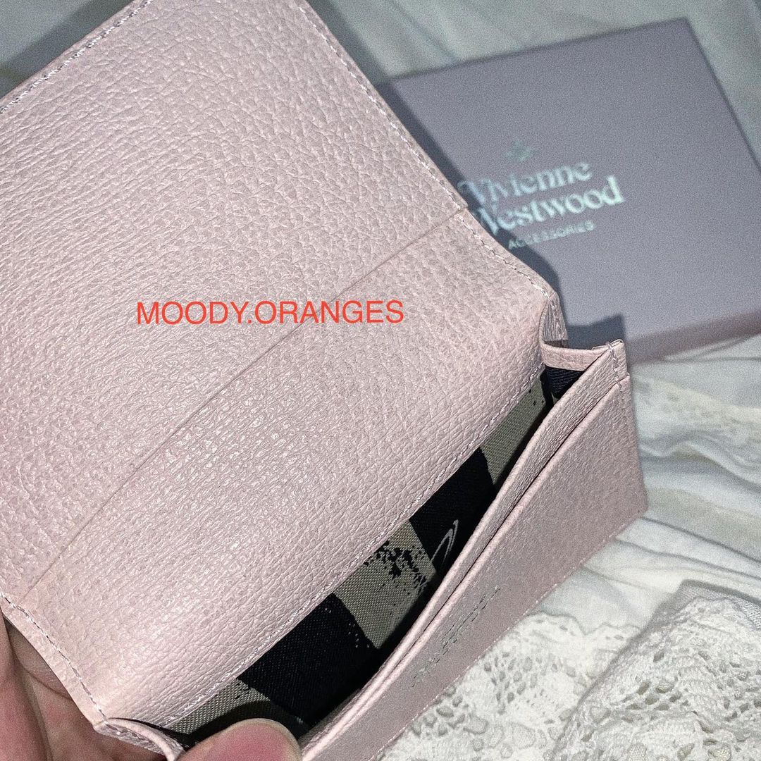 Vivienne Westwood Sakura Pink Cardholder & Mini Wallet - MOODY ORANGES