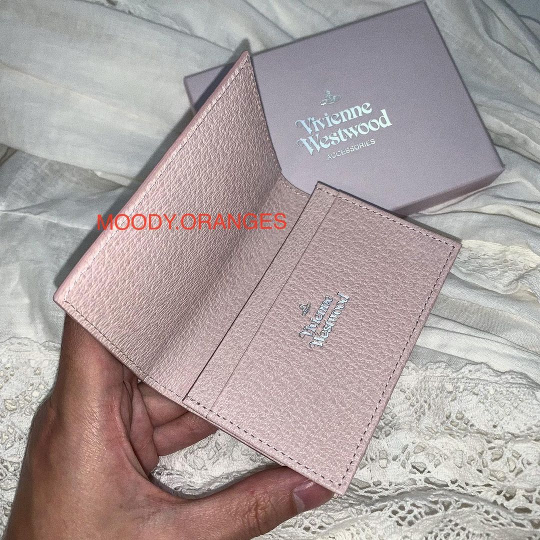 Vivienne Westwood Sakura Pink Cardholder & Mini Wallet - MOODY ORANGES