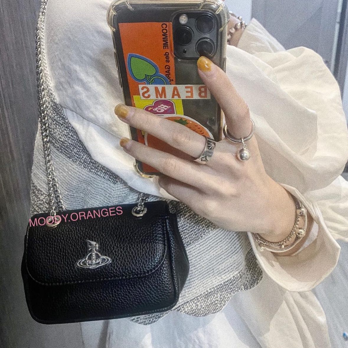 Vivienne Westwood Small Shoulder Bag (Vegan) - MOODY ORANGES