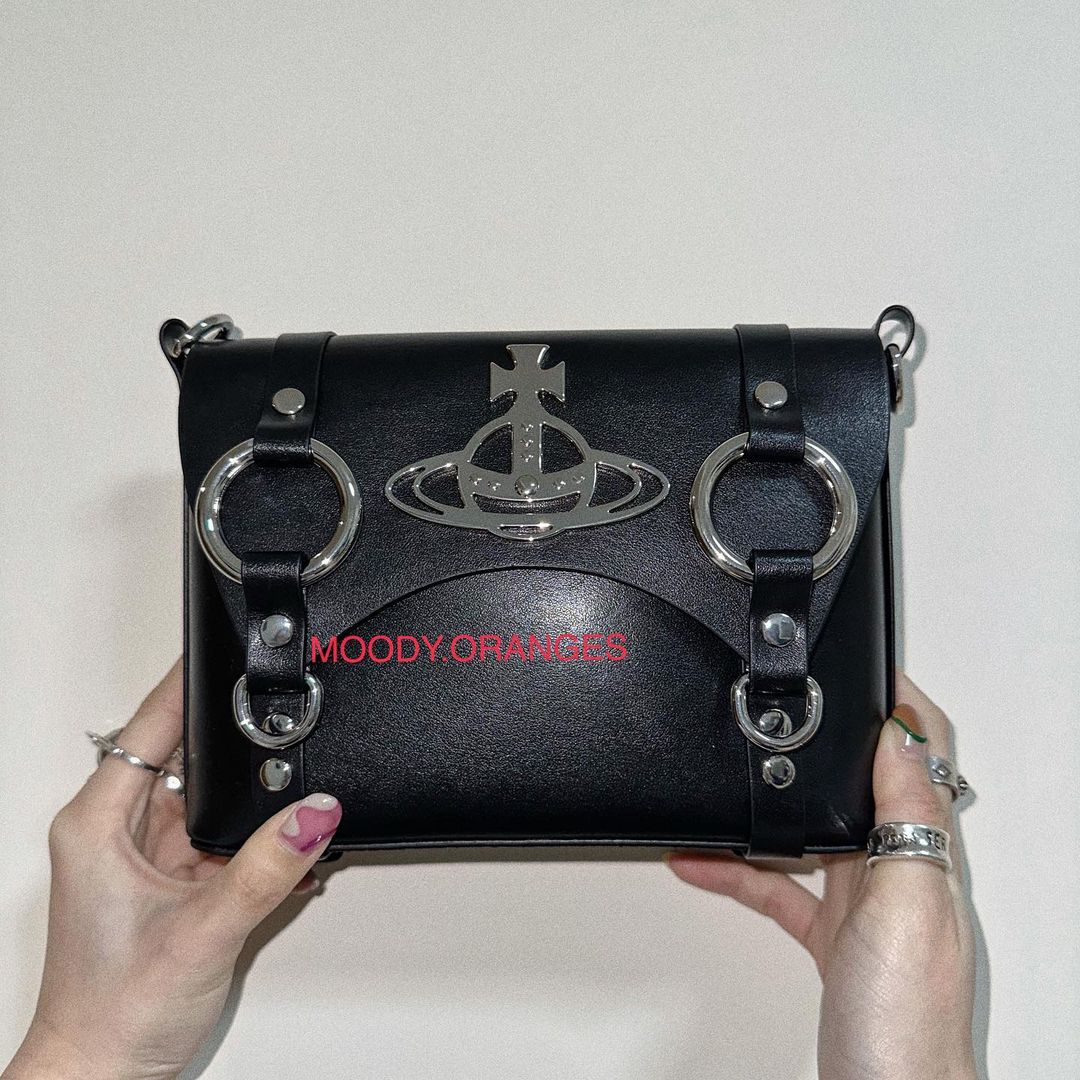 Vivienne Westwood Matte Kim Crossbody Bag - MOODY ORANGES