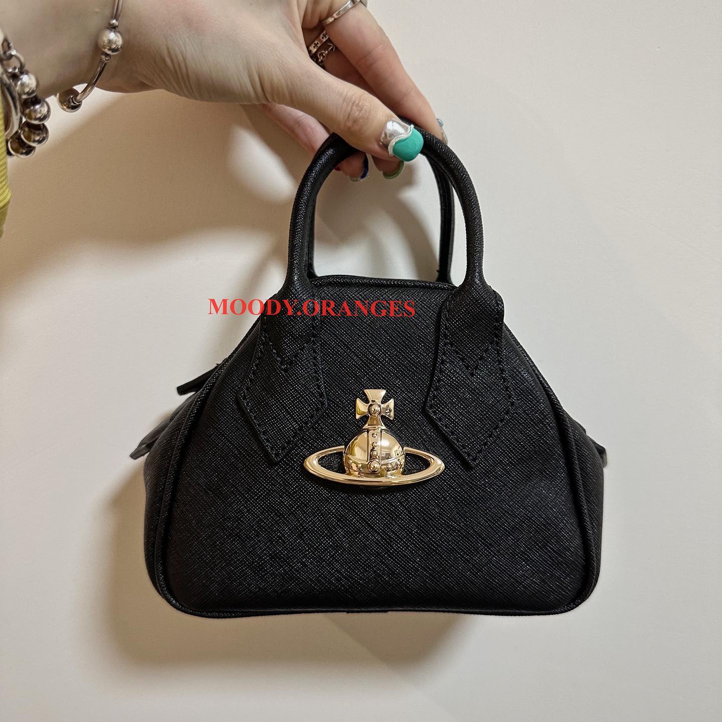 Vivienne Westwood B/G Saffiano Yasmine Bag - MOODY ORANGES