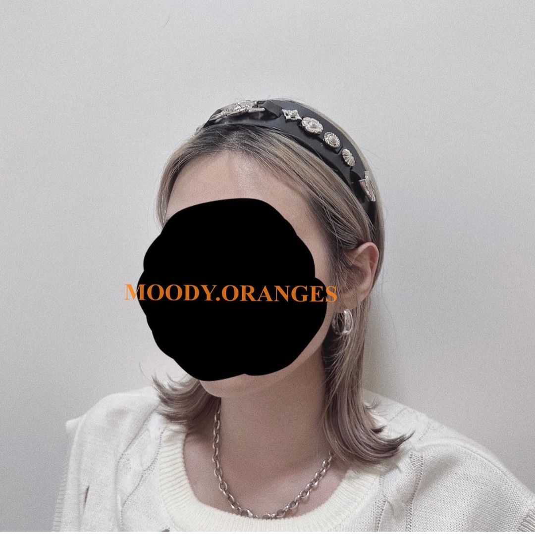 Toga Pulla Leather Headband Series - MOODY ORANGES