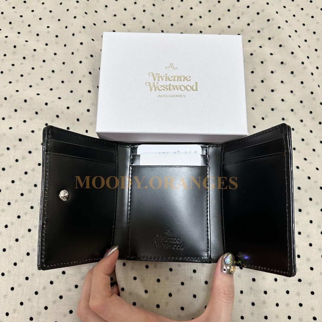 Vivienne Westwood New Advan Wallet Series - MOODY ORANGES