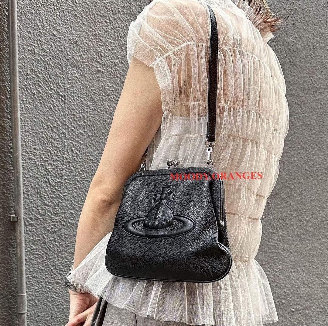 Vivienne Westwood Black Chelsea Bag (Vegan) - MOODY ORANGES