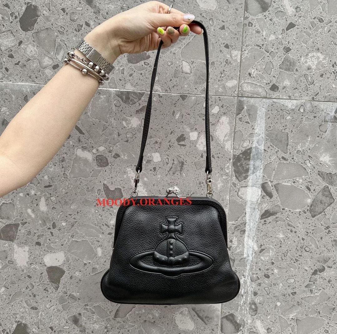 Vivienne Westwood Black Chelsea Bag (Vegan) - MOODY ORANGES