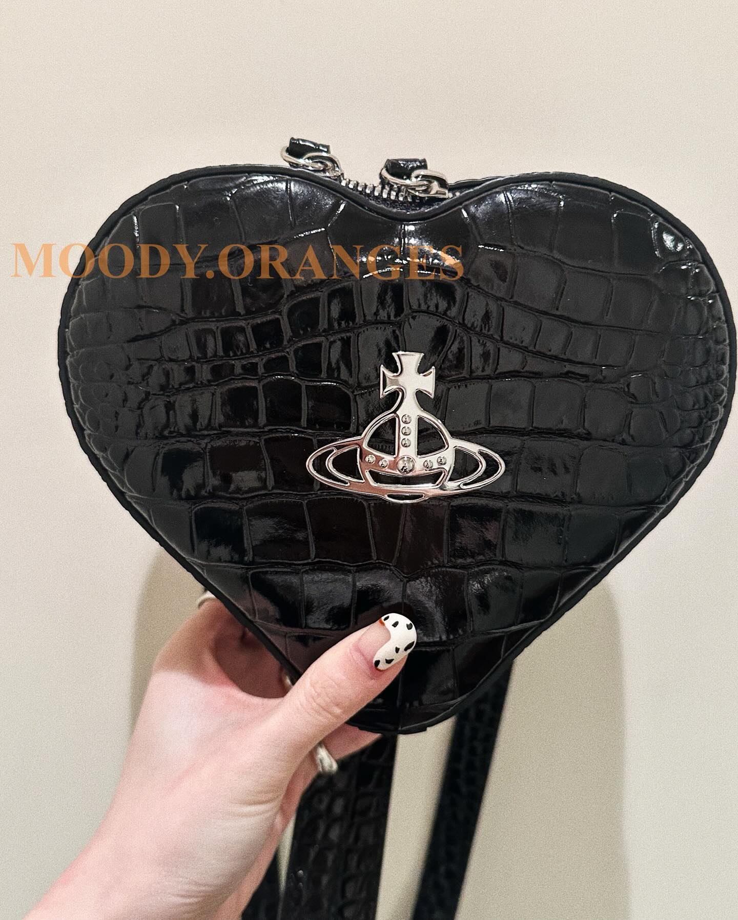 Vivienne Westwood Ella Heart Mini Backpack - MOODY ORANGES