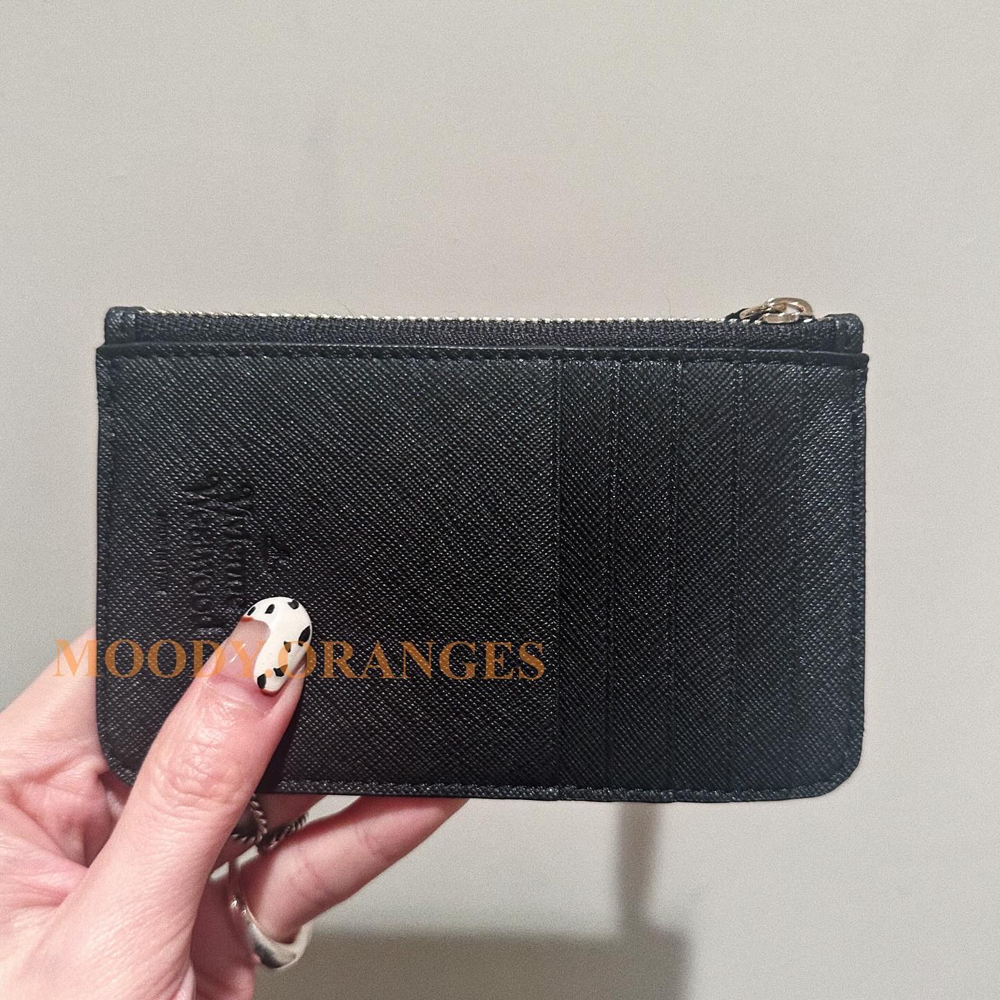 Vivienne Westwood Black/Gold Cardholder - MOODY ORANGES