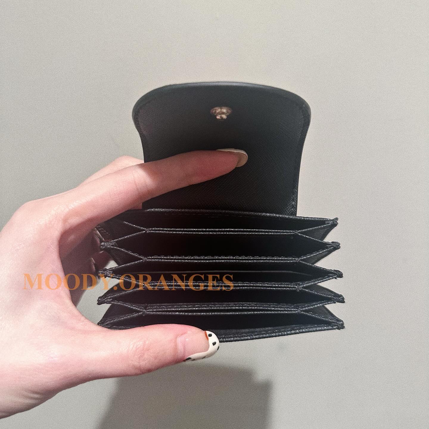 Vivienne Westwood Black/Gold Cardholder - MOODY ORANGES