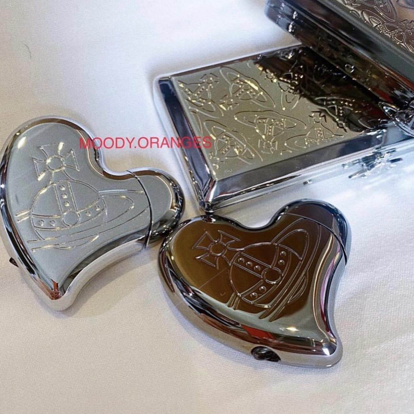Vivienne Westwood Heart-Shaped Lighter & Cigarette Case - MOODY ORANGES