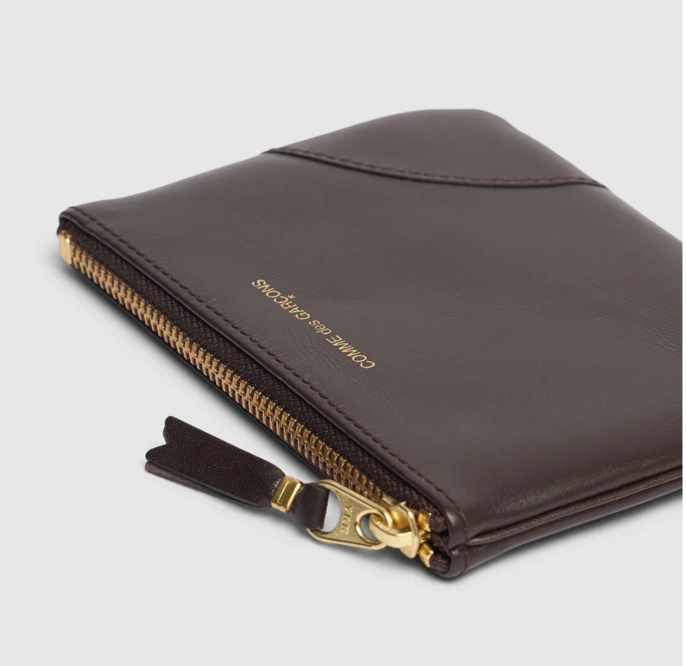 Comme des Garçons Wallet Brown Classic leather wallet - MOODY ORANGES