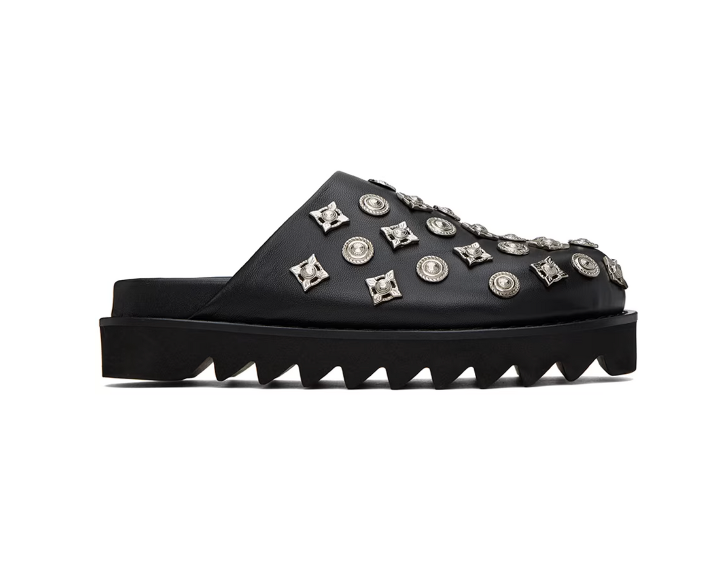 Toga Pulla Exclusive Black Loafers - MOODY ORANGES