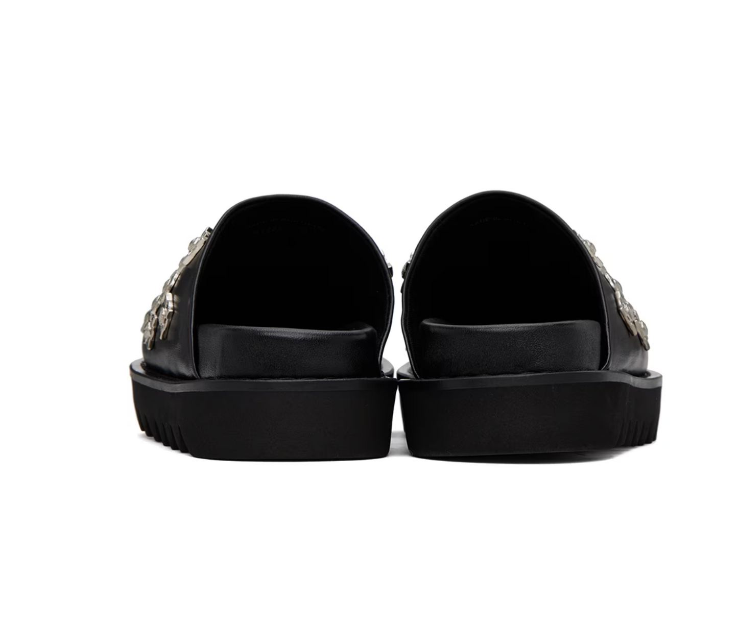 Toga Pulla Exclusive Black Loafers - MOODY ORANGES