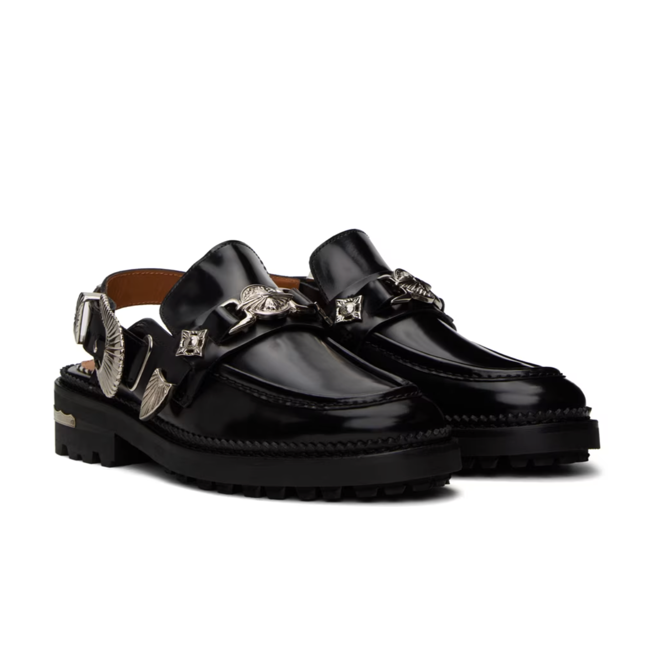 Toga Pulla U-Buckle Shoes - MOODY ORANGES