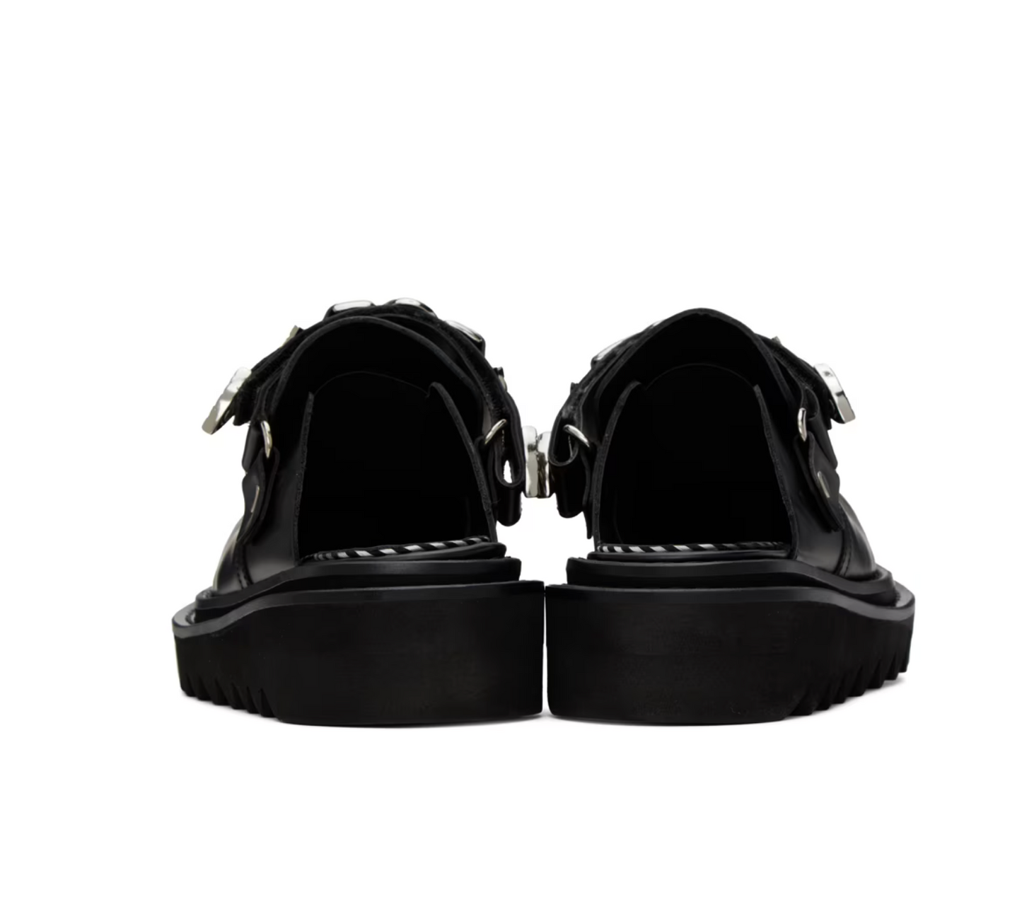 Toga Pulla Black Chunky Loafers - MOODY ORANGES
