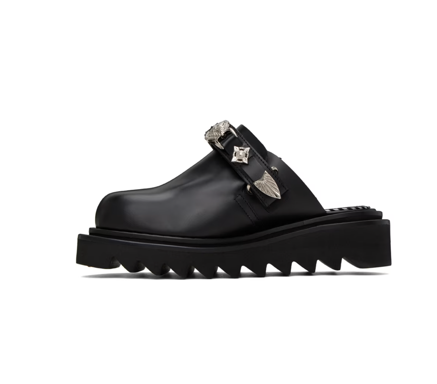 Toga Pulla Black Chunky Loafers - MOODY ORANGES