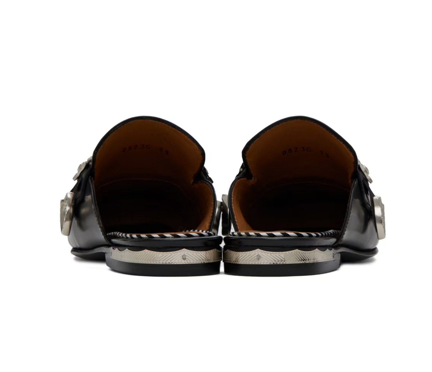 Toga Pulla Exclusive Black Loafers - MOODY ORANGES