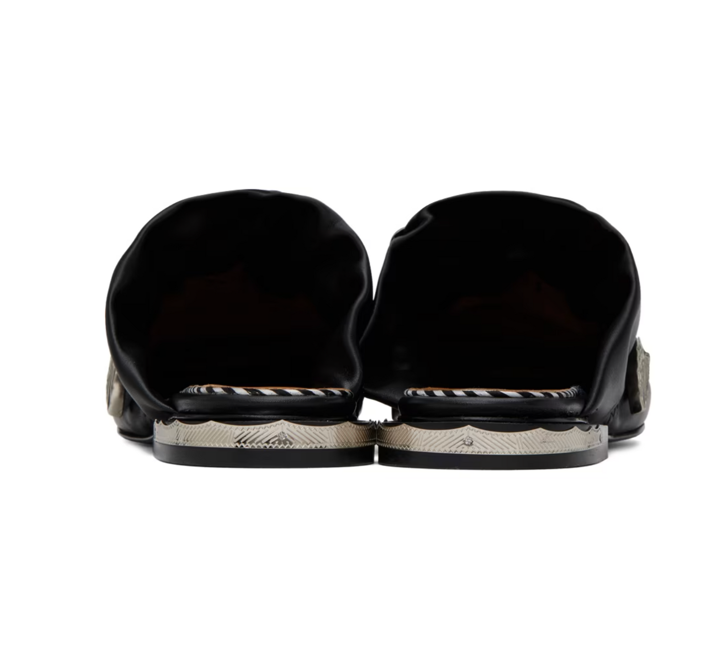 Toga Pulla Exclusive Black Loafers - MOODY ORANGES