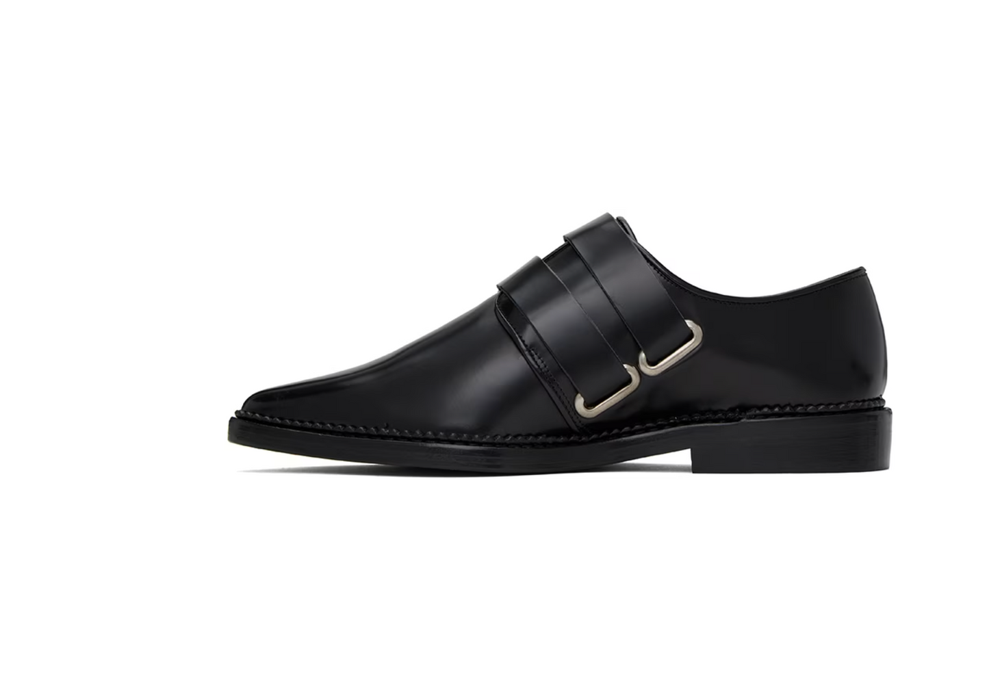 Toga Pulla Exclusive Black Derbys Shoes - MOODY ORANGES