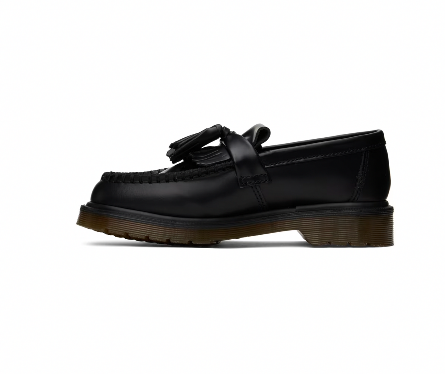Dr. Martens Black Adrian Loafers - MOODY ORANGES