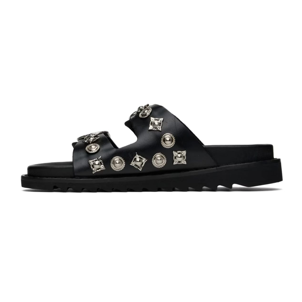 Toga Pulla Silver Charms Sandals - MOODY ORANGES