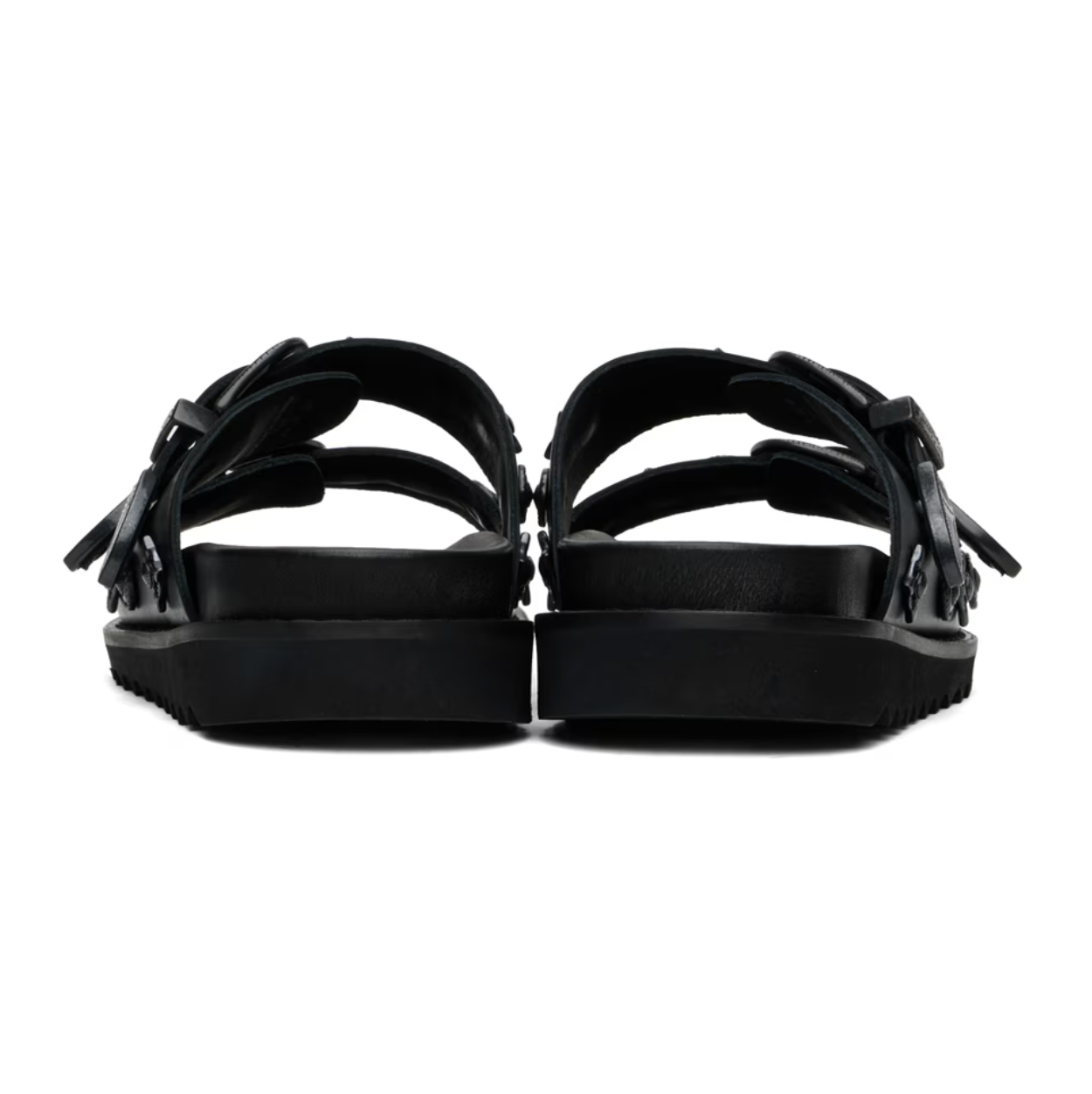 Toga Pulla Black Buckle Sandals