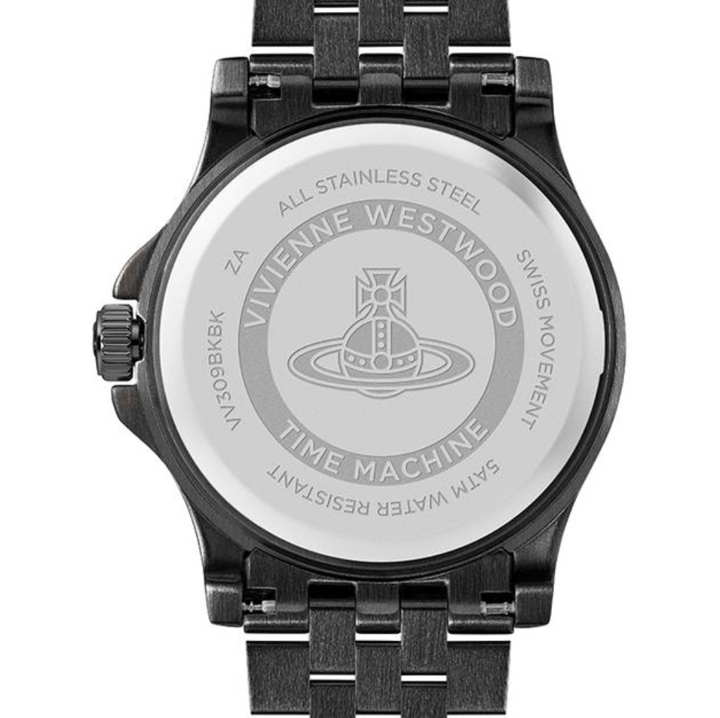 Vivienne Westwood Black Walbrook Watch (VV309BKBK)