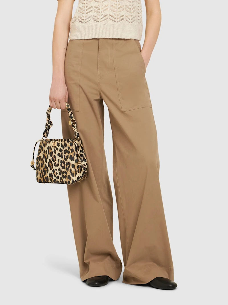 GANNI Bou printed bucket bag