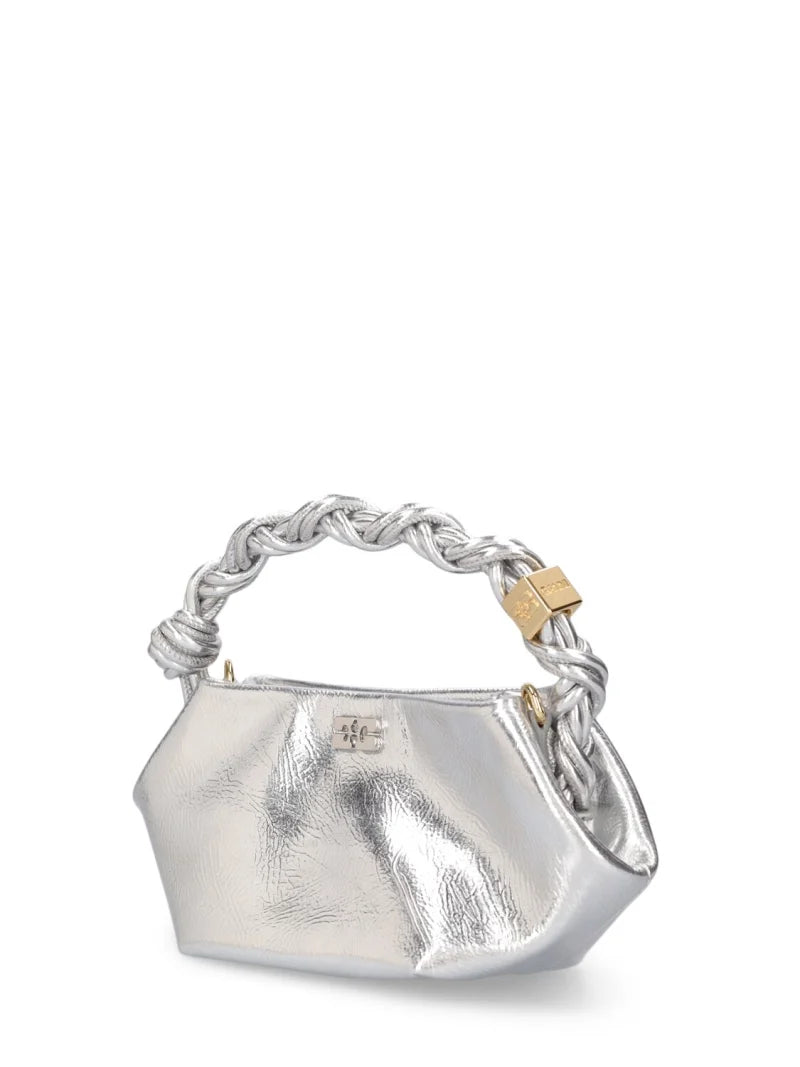 GANNI Silver Mini Bou Bag