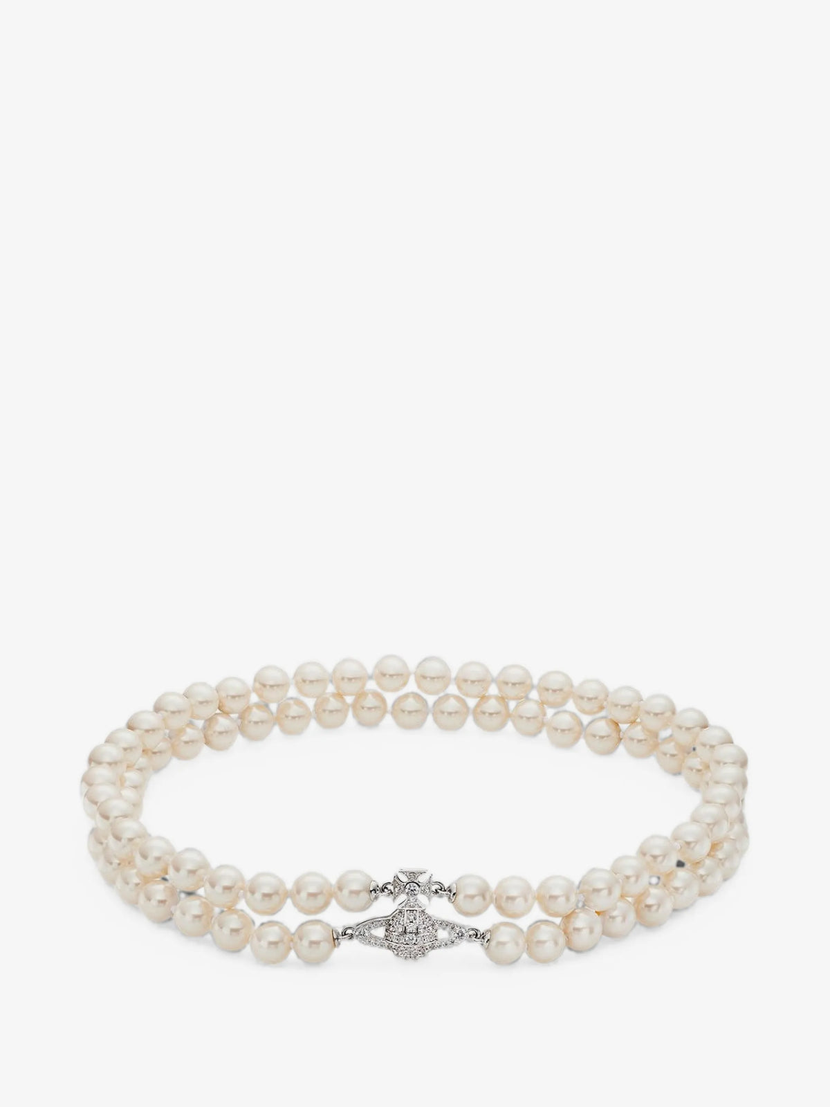 Vivienne Westwood Graziella Two Row Pearl Choker - MOODY ORANGES