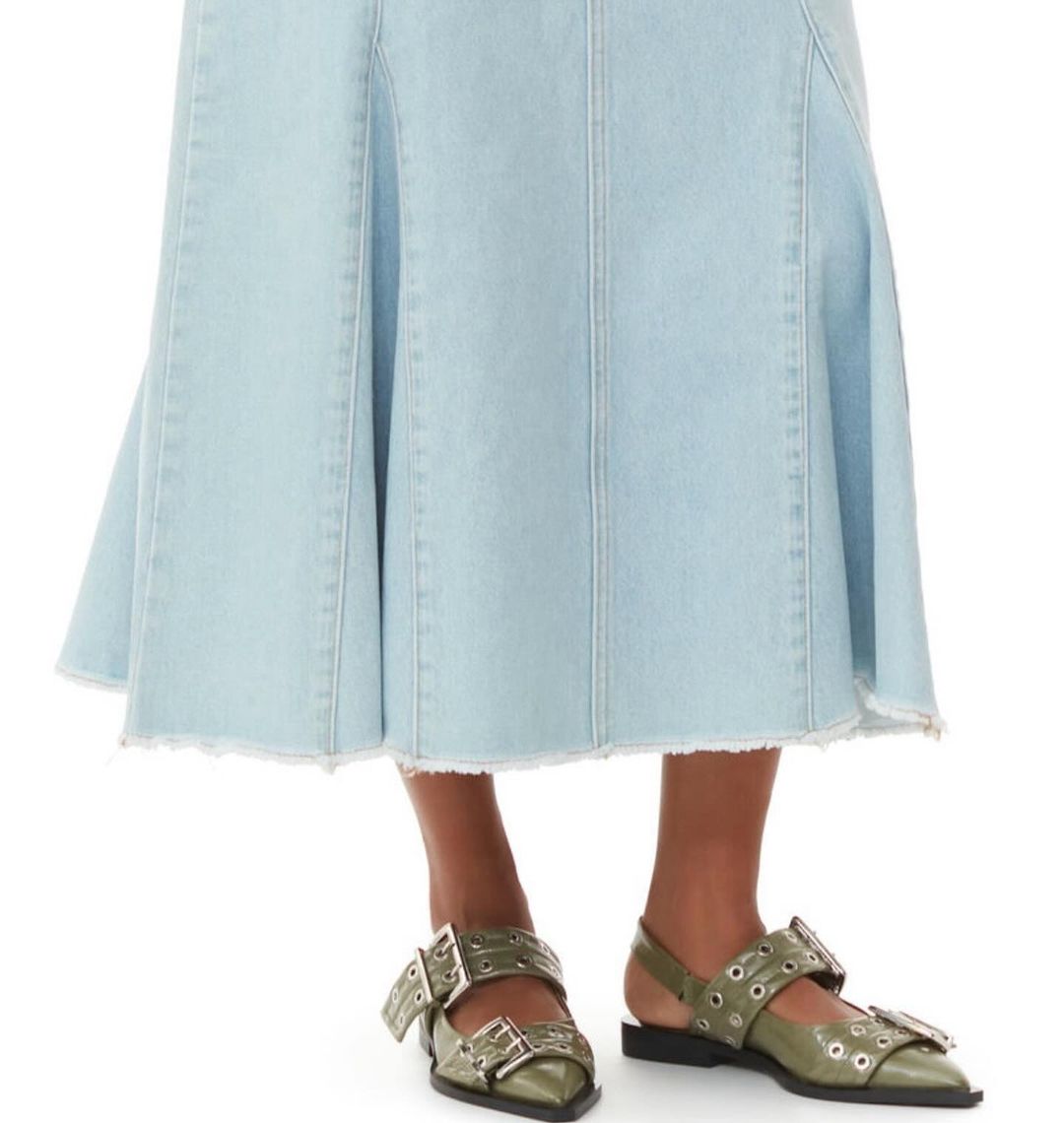 GANNI Ballerina Flats - MOODY ORANGES