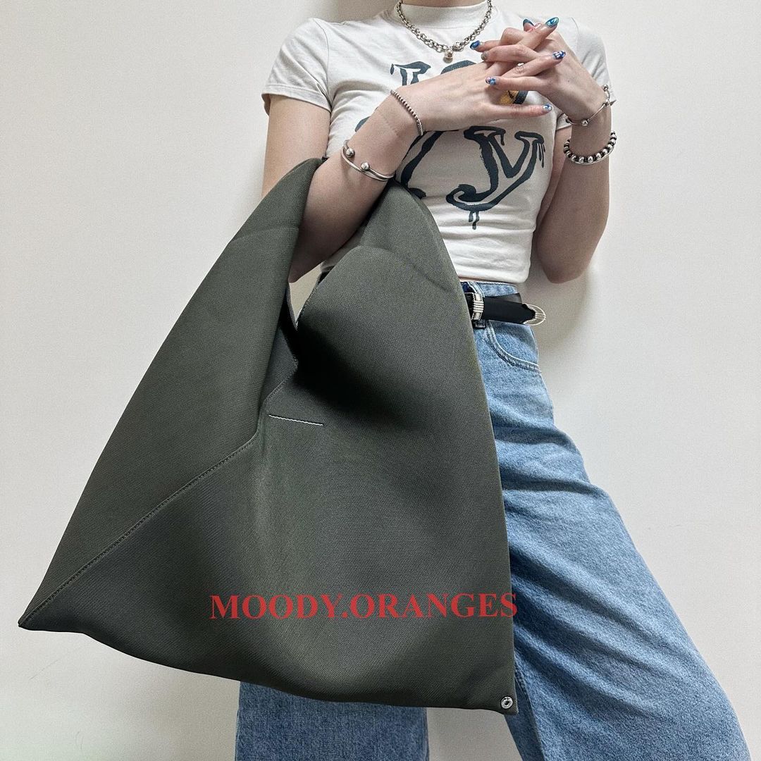 MM6 Maison Margiela Classic Japanese Mesh Tote Bag - MOODY ORANGES