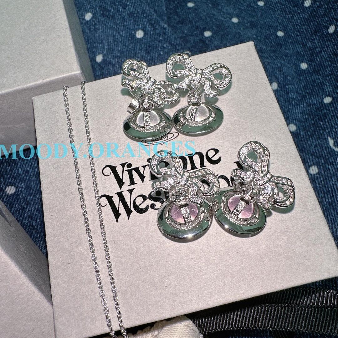 Vivienne Westwood Octavie Platinum-tone Recycled Silver Series - MOODY ORANGES