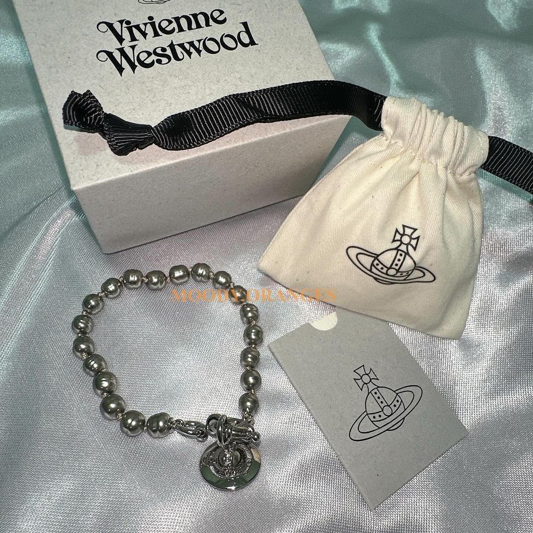 Vivienne Westwood Gunmetal Aleksa Bracelet