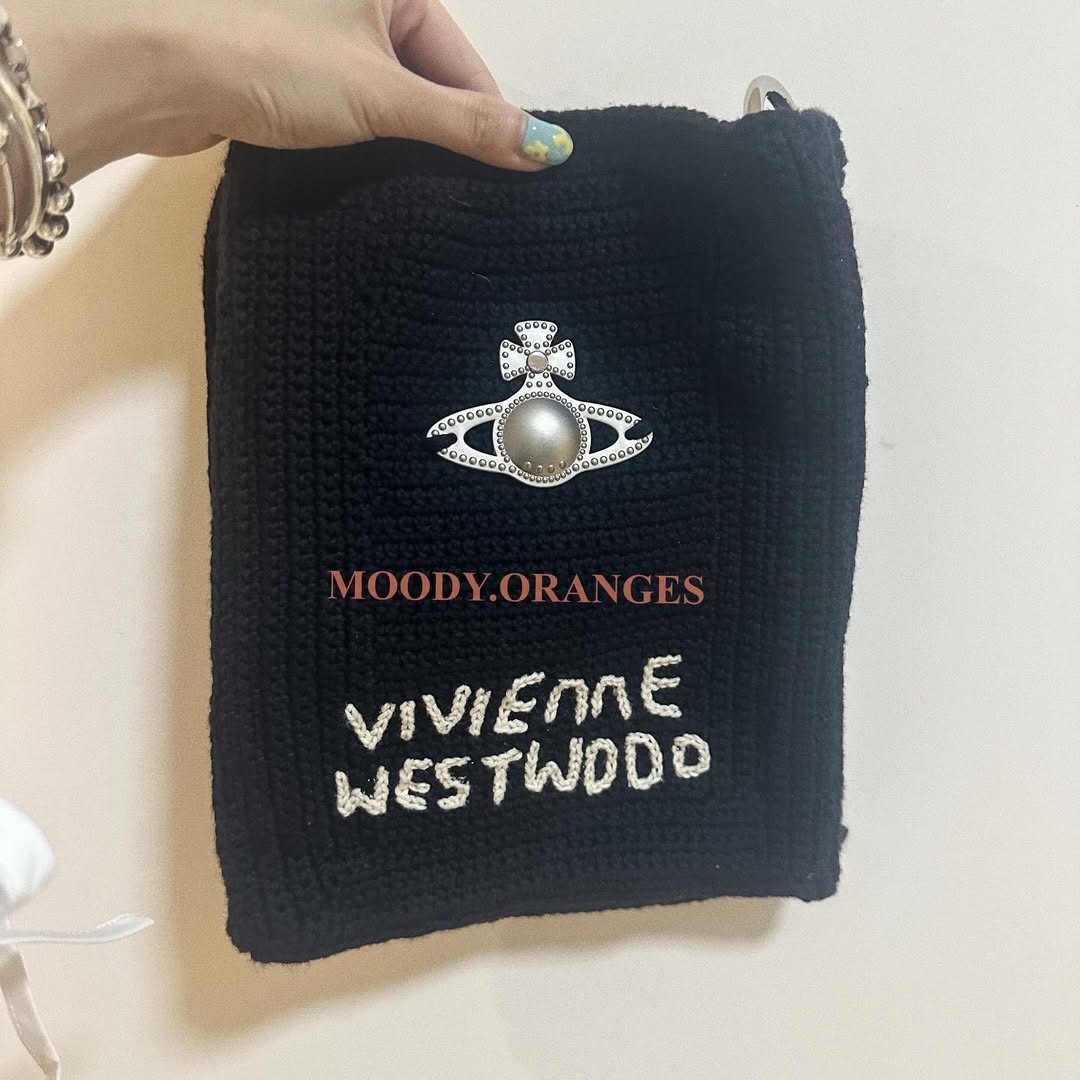 Vivienne Westwood Mabel Small Crochet Tote Bag