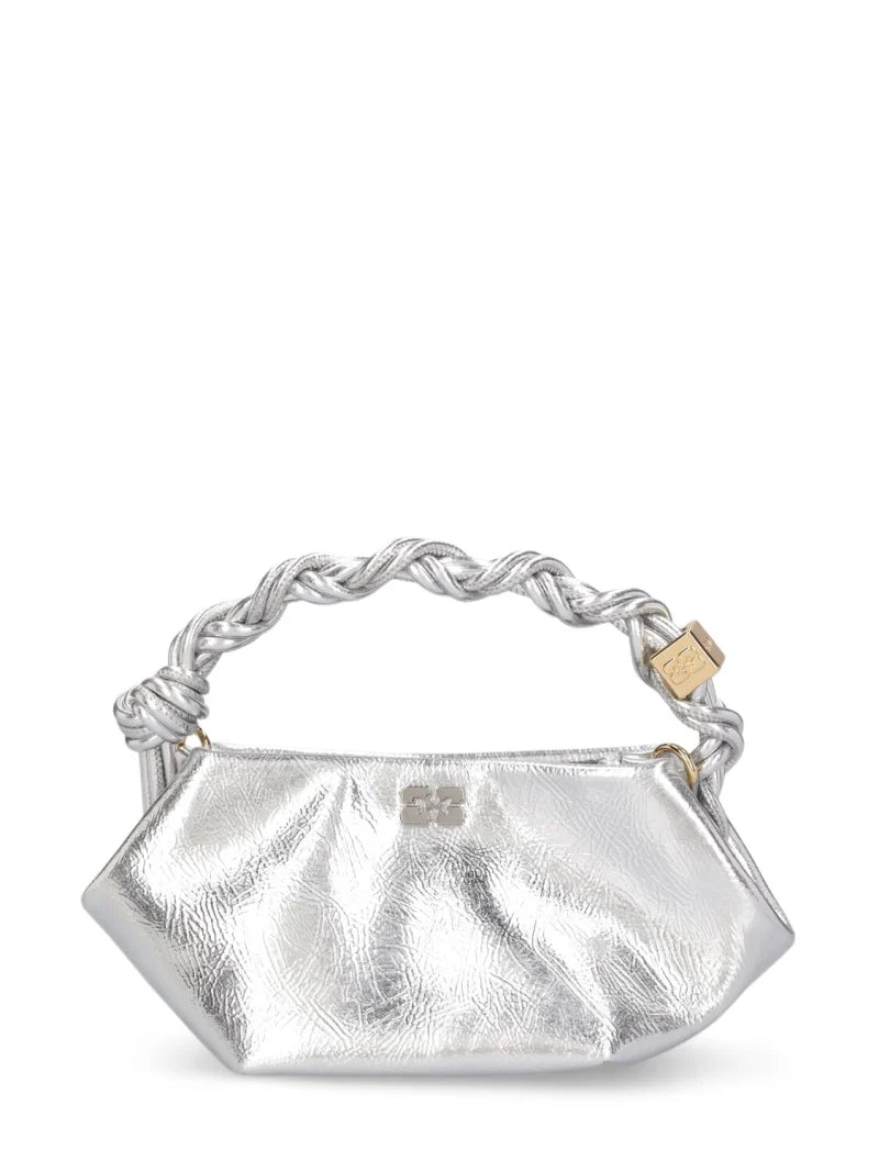 GANNI Silver Mini Bou Bag