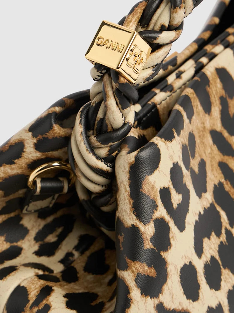 GANNI Leopard Small Bou Bag