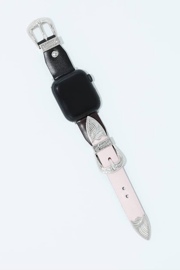 TOGA TOO Double Buckle Watch Belt - MOODY ORANGES