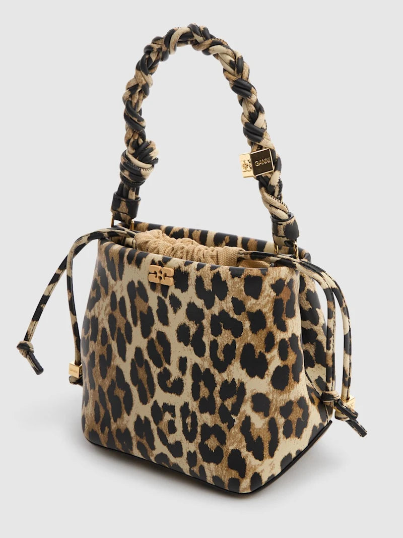 GANNI Bou printed bucket bag