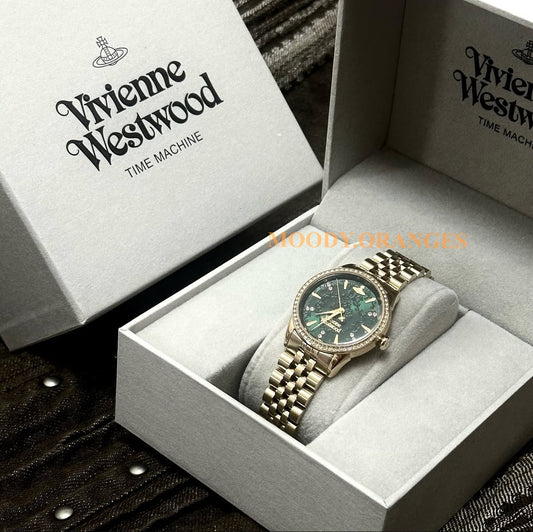 Vivienne Westwood Gold Little Wallace Watch (VV327GRGD)