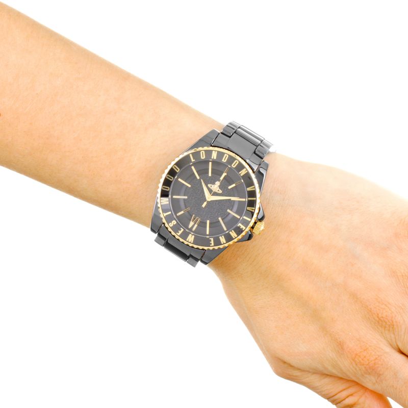 Vivienne Westwood Sloane Ceramic Watch (VV048GDBK) - MOODY ORANGES