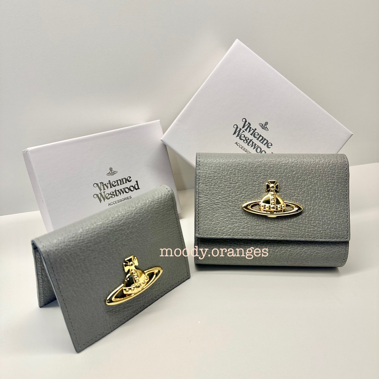 Vivienne Westwood Japan Exclusive Grey Tri-fold Wallet