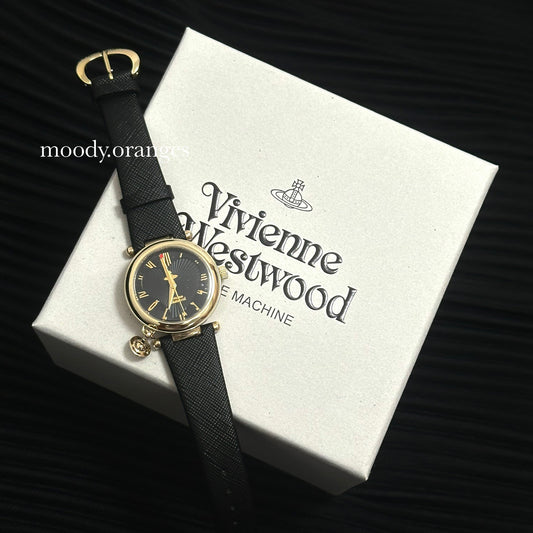 Vivienne Westwood Orb Heart Watch (VV006RGDBLK)